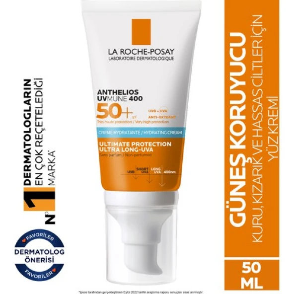 La Roche Posay Anthelios UVmune 400 Hydrating Cream SPF50+ 50 ml