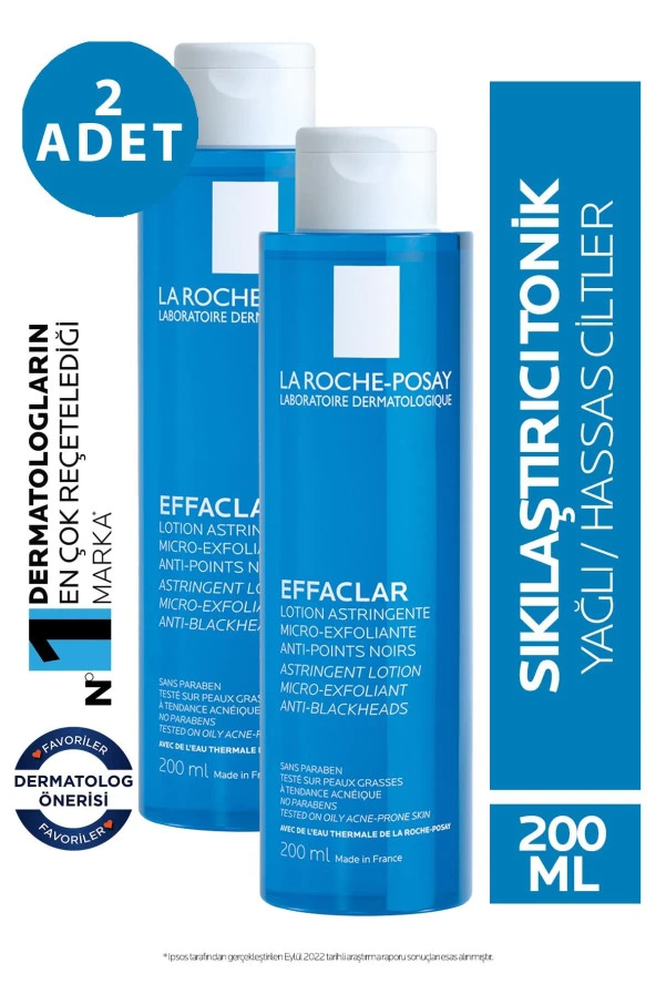 La Roche-Posay Effaclar 200x2 ml Sıkılaştırıcı Tonik