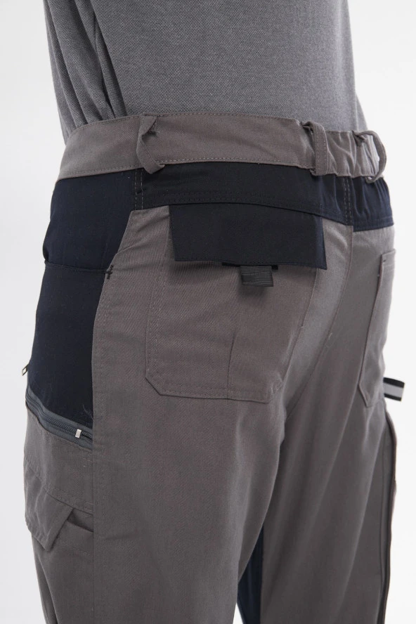 Orange Safety Harman Atak Pantolon Reflektörlü Singapore Gri İş Pantolonu - Resim 6