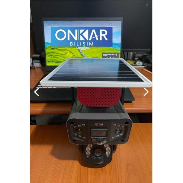 O-KAM 3915-S 6MP Sirenli Çift Lens 4G Sim Kartlı Güneş Enerjili Güvenlik Kamerası - 5