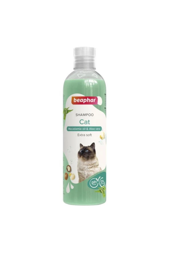 Beaphar Macadamia - Aloe vera Kedi Şampuanı 250ml