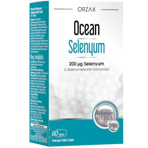 Ocean Selenyum 200 mcg 60 Tablet