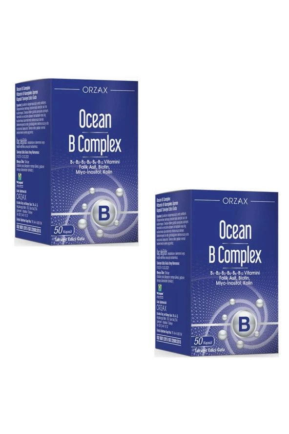 Ocean B Complex 50 Kapsül 2 Adet