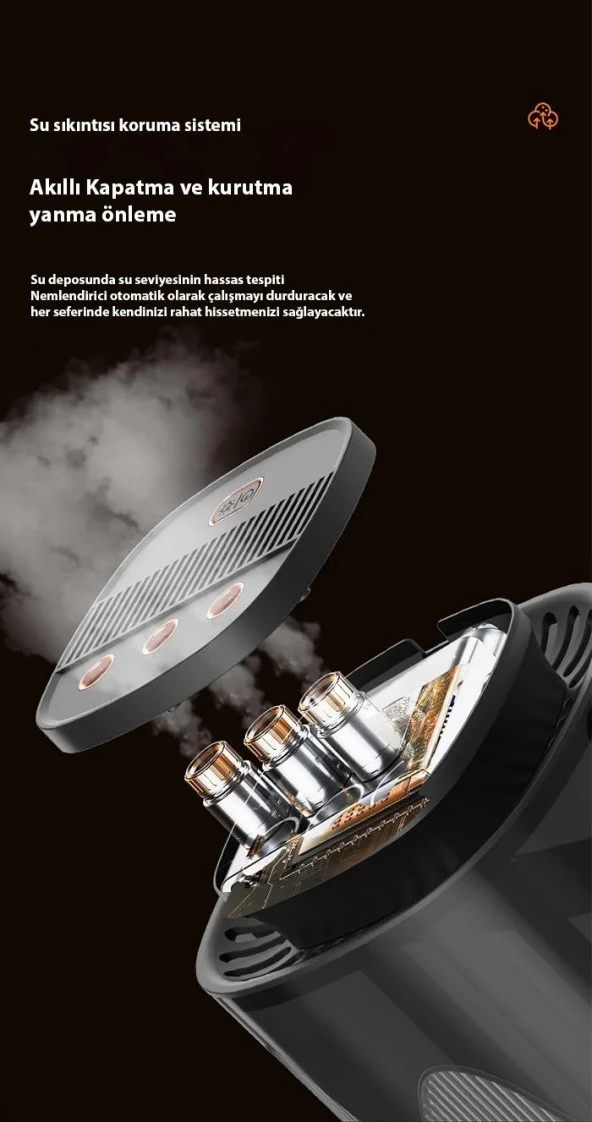 EZERE 3L Kapasiteli Üç Spreyli Hava Nemlendirici Difüzör - 10