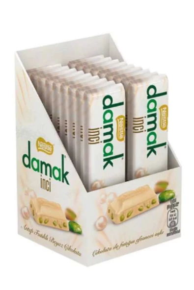 Damak İnci Baton Çikolata 30G x 12 Li