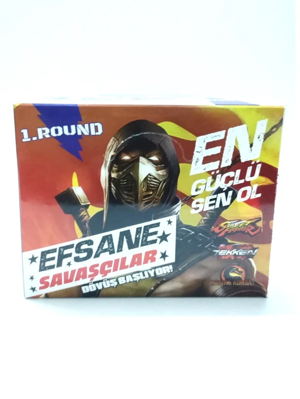 Hayal Sepeti EFSANE SAVAŞÇILAR DÖVÜŞ BAŞLIYOR 1.raund  240 ADET KART - 5