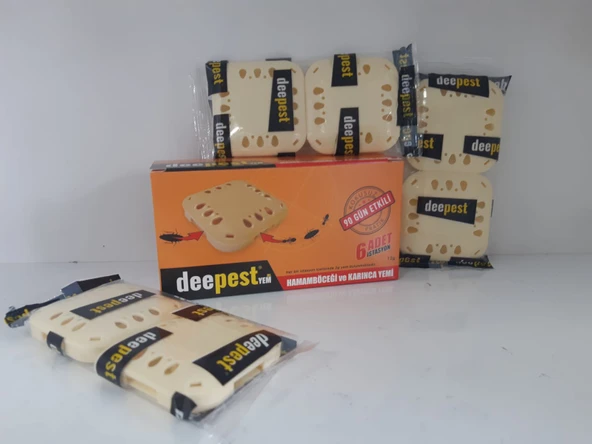 Deepest Hamamböceği ve Karınca Tablet Yem | 6 Kartuş - 2