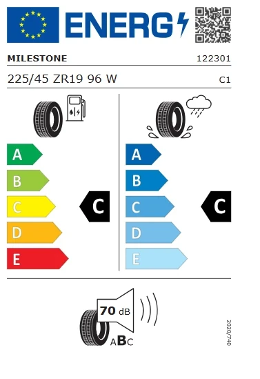 Milestone CarMile Sport 225/45 R19 96W Reinf. Yaz Lastiği - 2025 - 2
