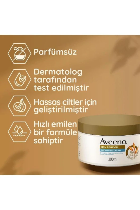 AVEENO Cilt Yenileyici Bakım Pürüzsüzleştirici Krem 300 ml - 2