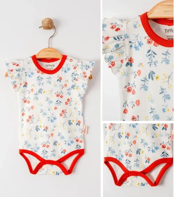 Tiffany Baby Sweat Theme Kız Çocuk  Yarım Kol Badi 11008 - 3