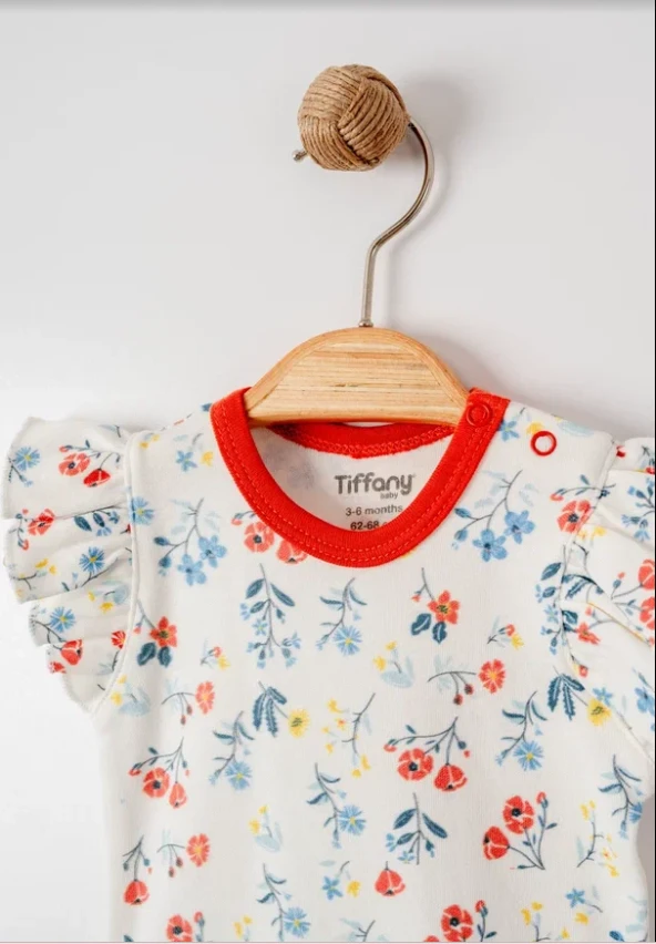 Tiffany Baby Sweat Theme Kız Çocuk  Yarım Kol Badi 11008 - 6