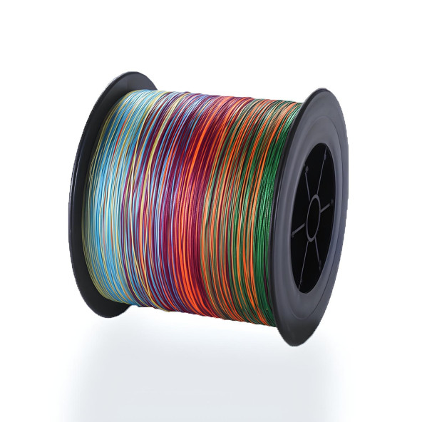 Hokkaido STRIKE X4-4 Katlı 500 Metre Multicolour 0.50 mm 43.2 kg çeker, ip,örgü,ipek misina - 4