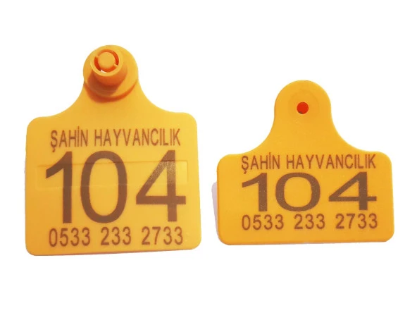 150 Adet Büyükbaş Kulak Küpesi Standart Boy - 2