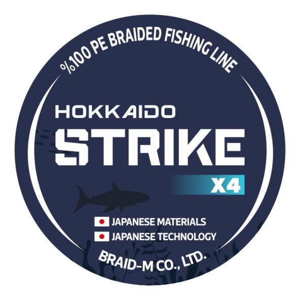 Hokkaido STRIKE X4-4 Katlı 500 Metre Multicolour 0.40 mm 32.4 kg çeker, ip,örgü,ipek misina - 2