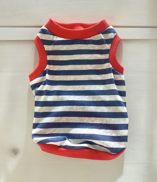 Nautical Summer Atlet Köpek Kıyafeti  Köpek Elbisesi - 2