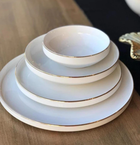 Massimo Pera Gold 24 Parça Yemek Takımı ürün görseli 1