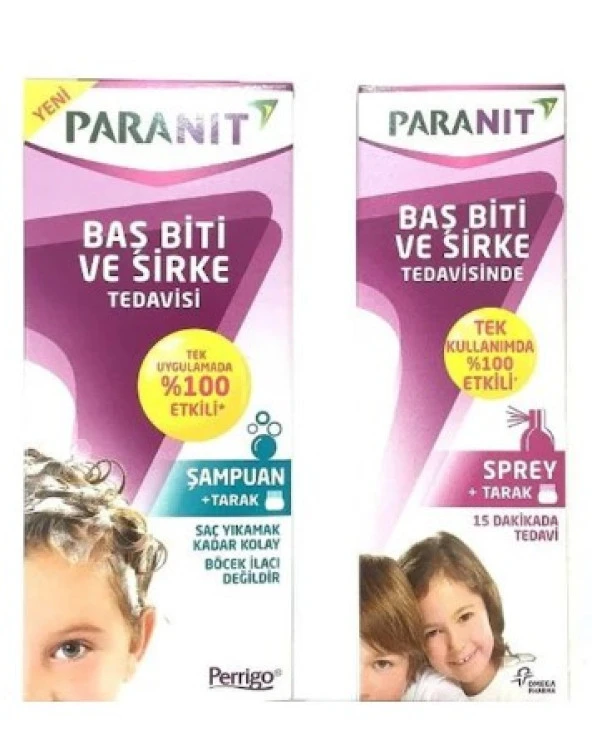 Paranit Bit Spreyi 100 ml + Paranit Bit Şampuanı 100 ml