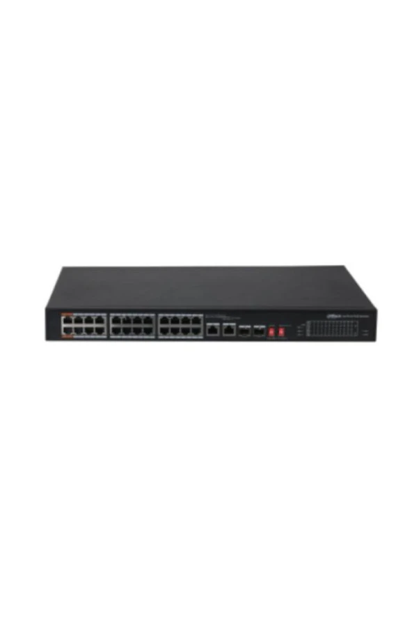 Dahua PFS3226-24ET-240 24 Port PoE (240W) 10/100Mbps + 2xGB,2xSFP Uplink Switch