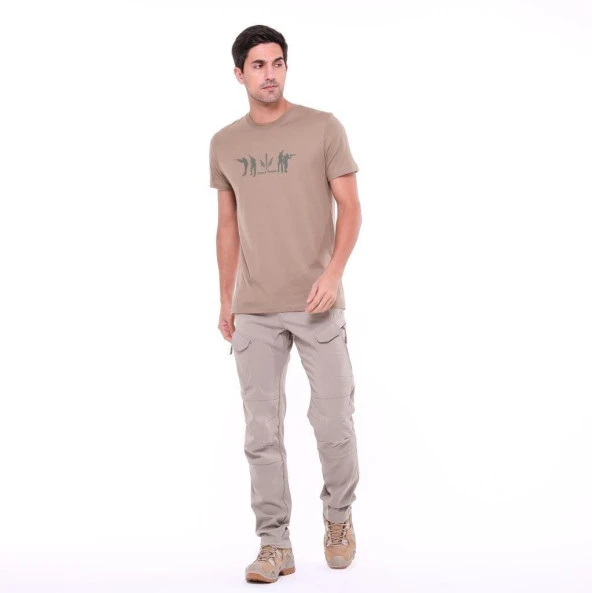 Likralı Outdoor Taktik Pantolon BEJ - 3