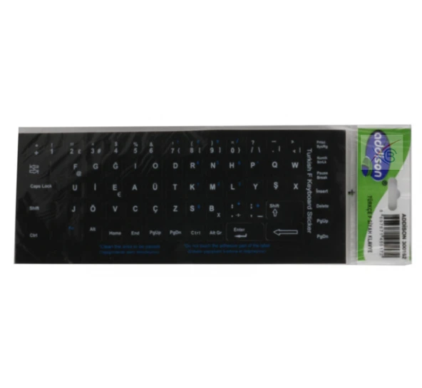 F STİKER KLAVYE STİCKER ETİKETİ KALİTELİ
