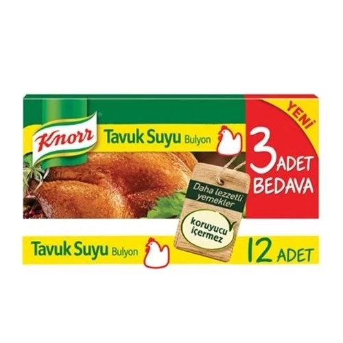 Knorr Bulyon Tavuk Suyu 12+3