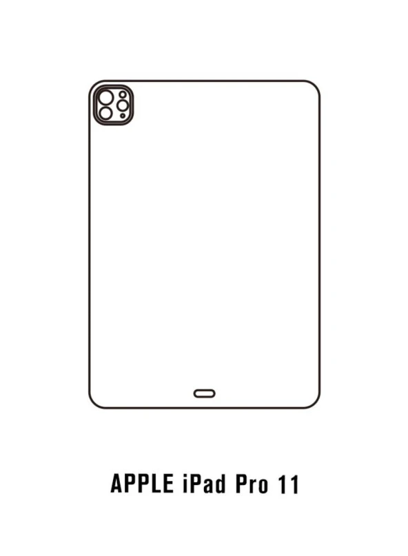 iPad Pro 2020 & 2021 & 2022 11 inç Arka Uyumlu Ekran Koruyucu Nano Jelatin Koruma - 4