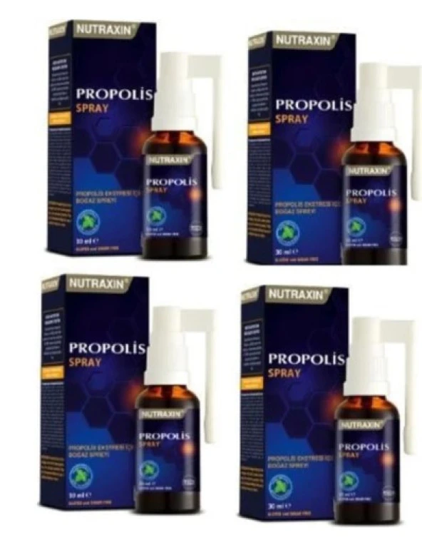 Nutraxin Propolis Boğaz Spreyi 30 ml 4 Adet