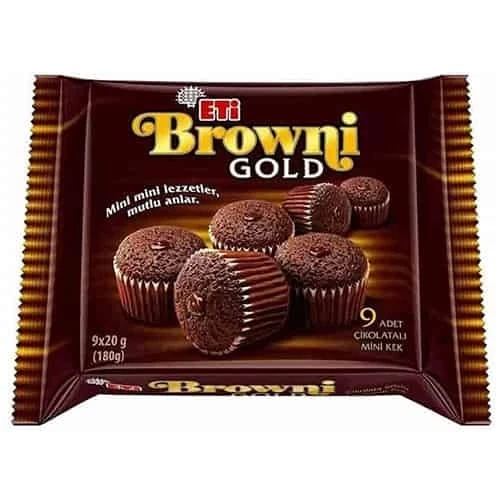 Eti Browni Gold 180  Gr Kakaolu