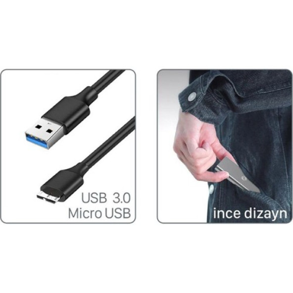 Frısby FHC-M2310 Usb3.0-M.2 Ngff SSD Alüminyum Disk Kutusu - 2