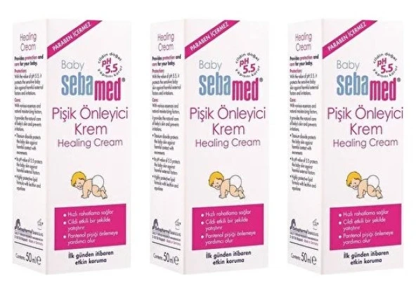 Sebamed Baby Pişik Önleyici Krem 50 ml 3 Adet