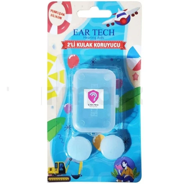 Ear Tech Kulak Tıkacı Silikon 2'li