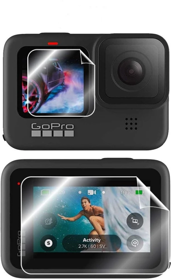 Tfy Store GoPro Hero 11 Black Uyumlu 2 Adet Ekran Koruyucu Nano Jelatin Koruma - 2