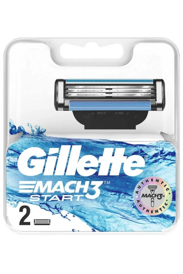 Gillette Mach3 Start Yedek Tıraş Bıçağı 2'li