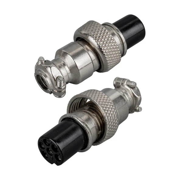 Magicvoice Mv-25683 6 Pinli Dişi Mayk Fiş Soket Giriş Ses Mikrofon Kablosu Soketi - 2