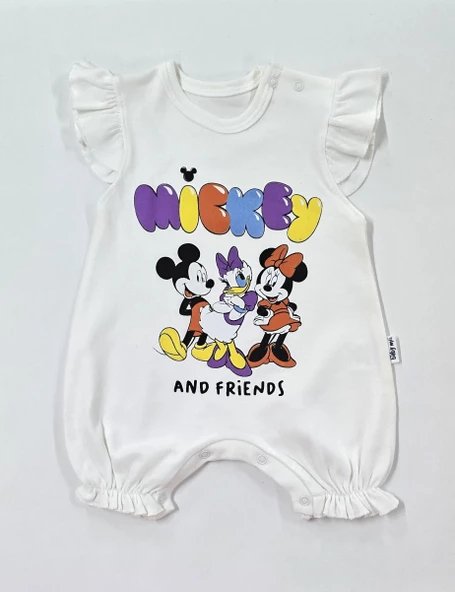 Minnie Kız Bebek Yazlık Tulum - 2