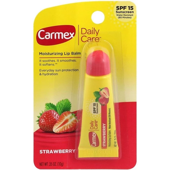 Carmex Lip Balm Dudak Kremi Çilekli 10 gr