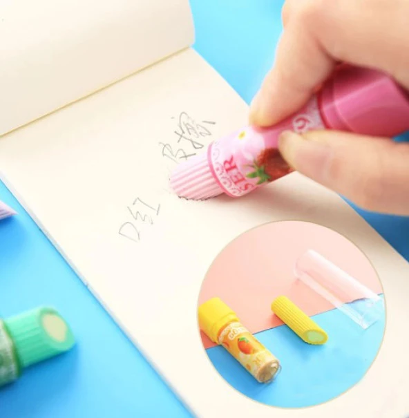 Ruj Silgi , Meyveli Kalp Desenli Ruj Silgi - 3 Adet - 4