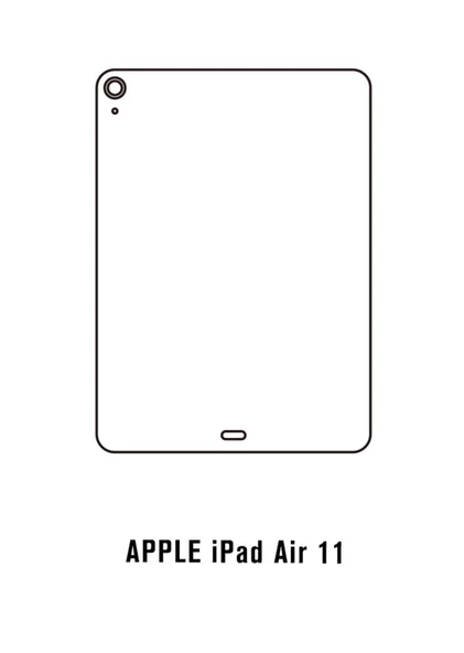 iPad Air 11inç 2024 Arka Uyumlu Ekran Koruyucu Nano Jelatin Koruma - 3