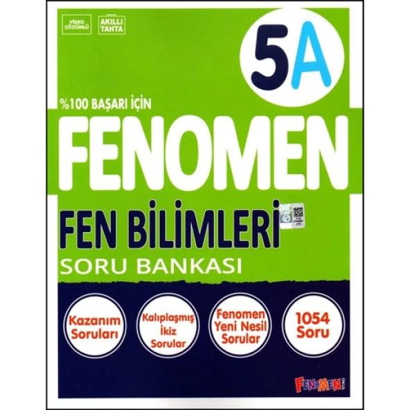 Fenomen Yayıncılık 5. Sınıf Fen Bilimleri Soru Bankası (A)