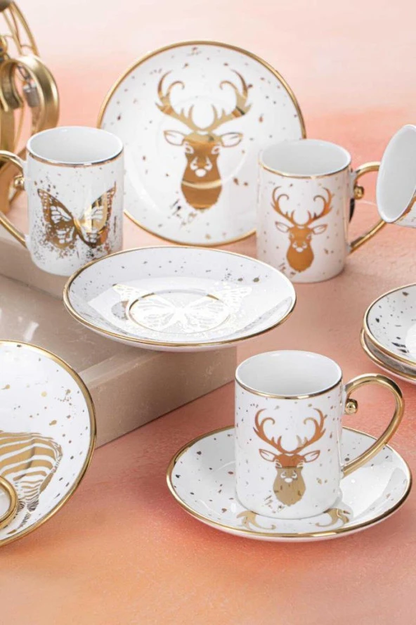 Acar Alora 6 Kişilik Kahve Fincanı Takımı RY-05121