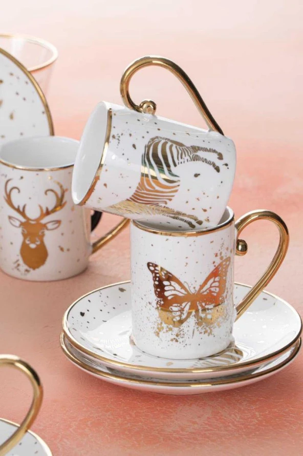 Acar Alora 6 Kişilik Kahve Fincanı Takımı RY-05121 - 2