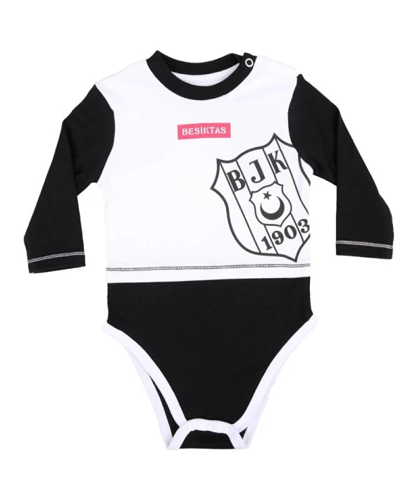 Beşiktaş Orijinal Uzun Kol Bebek Body & Zıbın - 3