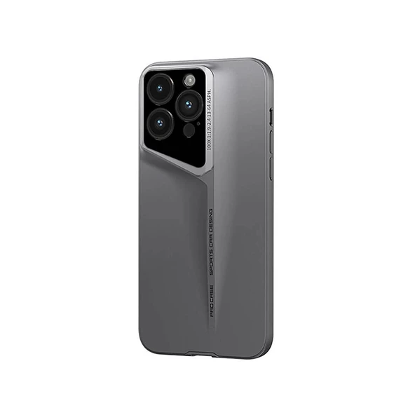 iPhone 15 Pro Uyumlu  Uyumlu KılıfUltra İnce Kamera Korumalı Sert Rubber Procase Kapak - 5