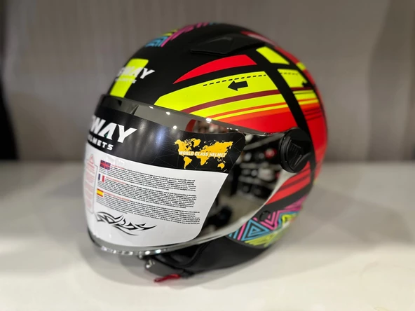 KASK SWAY SW 765 COLOUR FULL ÇENESİZ - 1