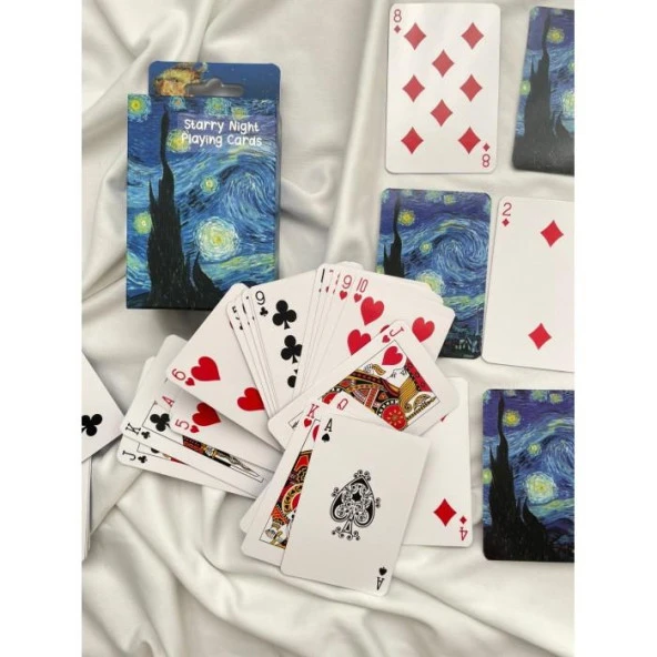 Van Gogh Yıldızlı Gece İskambil Poker Kartı - 2
