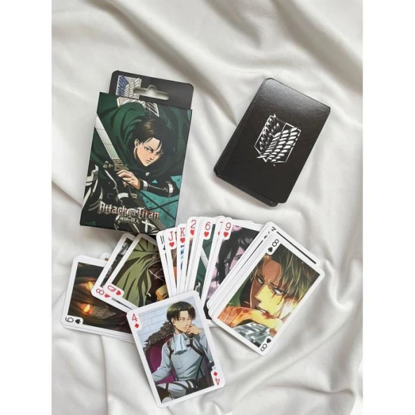 Anime Attack On Titan İskambil Poker Kartı - 2