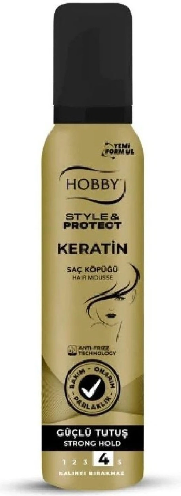 Hobby Keratin Saç Köpüğü 150ml