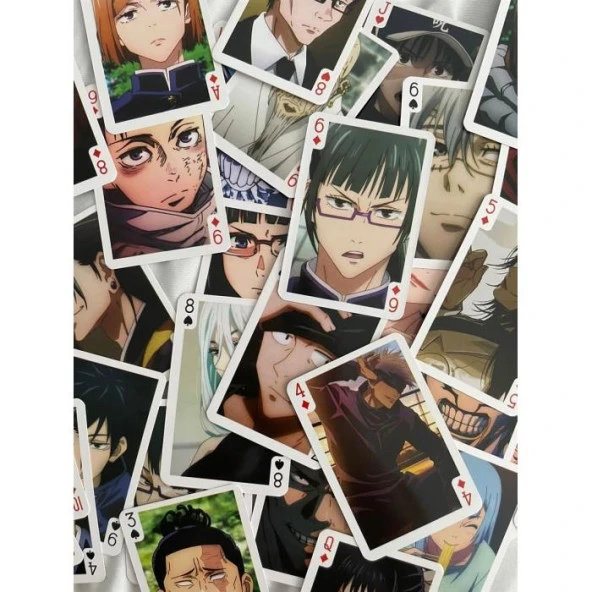 JUJUTSU TASARIM İSKAMBİL POKER KARTI - 2