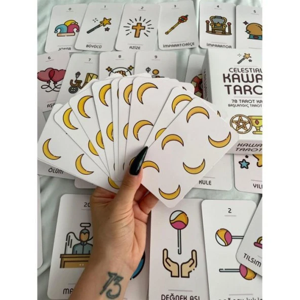 Celestial Kawaii Tarot Kartları ve Başlangıç Tarot Kitabı - 3