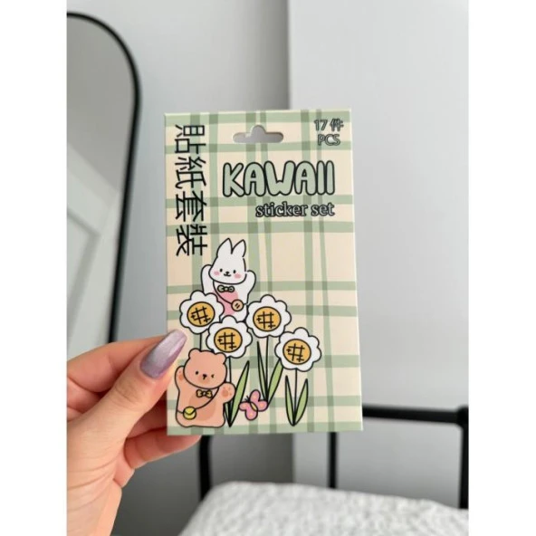 Kawaii Kutulu Sticker Seti